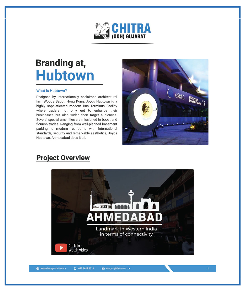 Hubtown Bus Terminal Brochure
